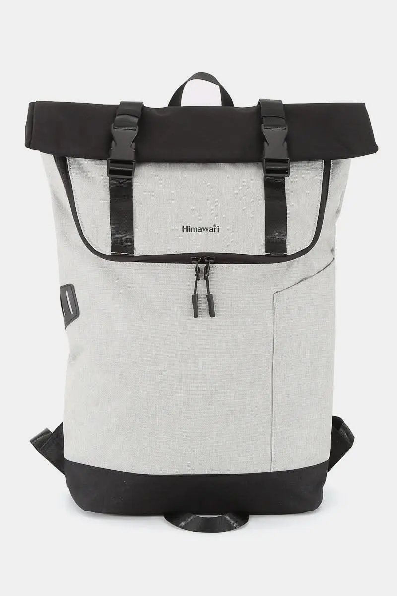 Himawari Contrast Waterproof Canvas Backpack Bag - Love Salve
